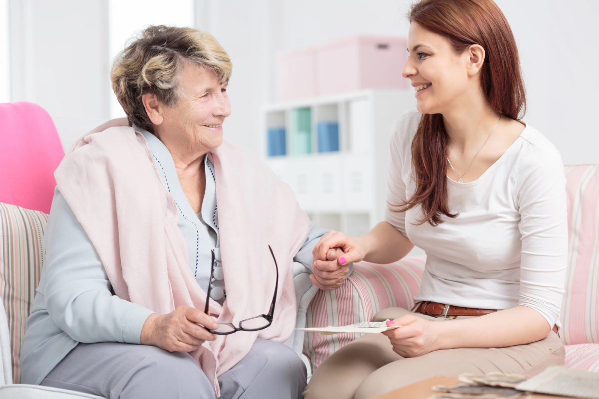 Sharing experiences with beloved granddaughter
